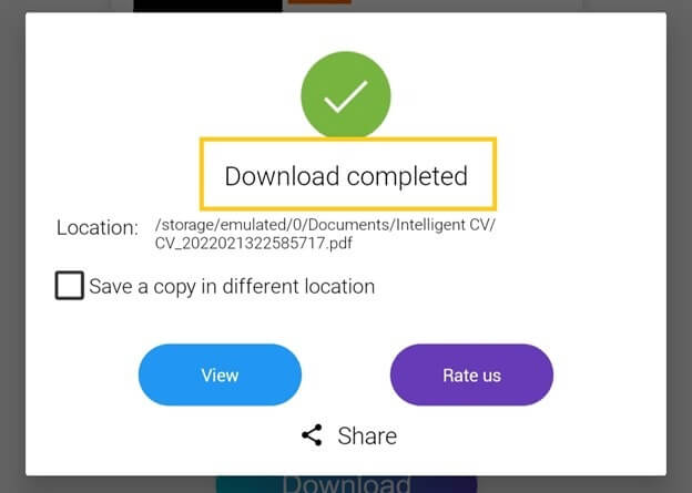 how to download cv in canva