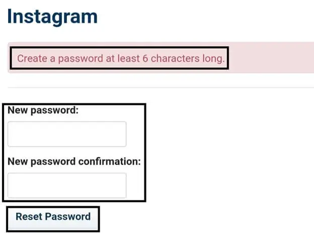 instagram me password kaisa dale