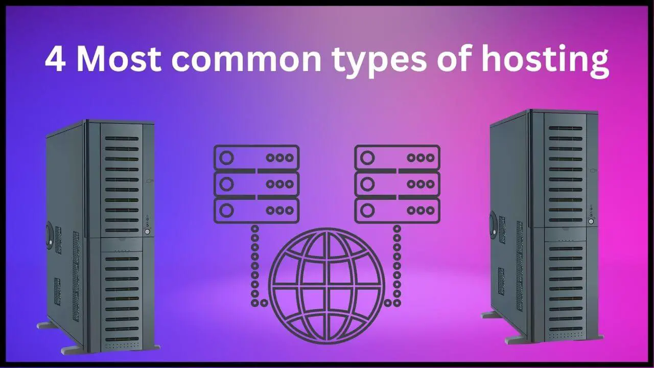 4 Most common types of hosting
